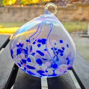 Handmade Glass Fairy Ball 6"